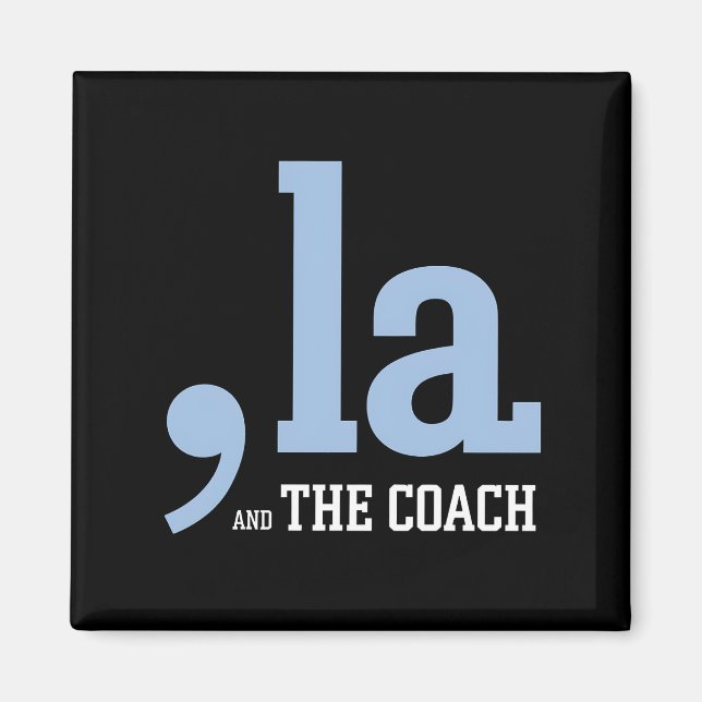 Imã Treinador do Comma La Kamala Harris Tim Walz 2024 (Frente)