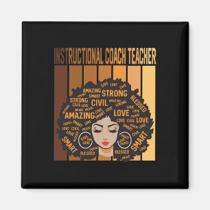Imã Treinador Instrucional Afro Americano Negro