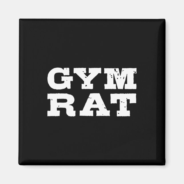 Imã Treinador Rat Funny Bodybuilding 1 (Frente)