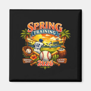 Imã Treinamento de Primavera de Beisebol de 2026 Desen