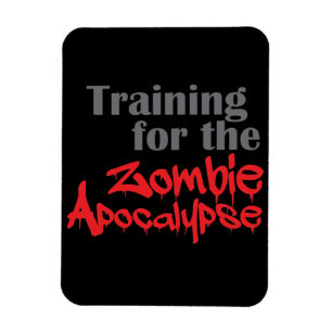 Ímã Treinamento Para O Zombie Apocalypse Funny Workout
