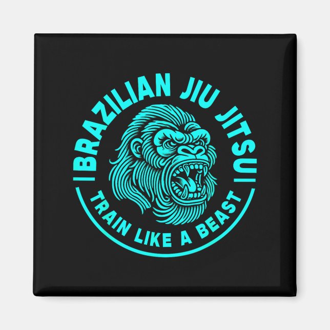 Imã Treine Jiu Jitsu Brasileiro Como Um (Frente)