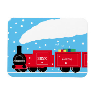Ímã Treino a vapor de Natal na neve
