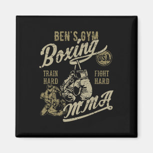 Imã Treino de boxe da academia de Ben design retrô par
