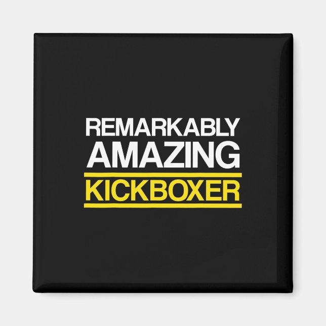 Imã Treino de Kickboxing Incrível de Kick Boxing  (Frente)