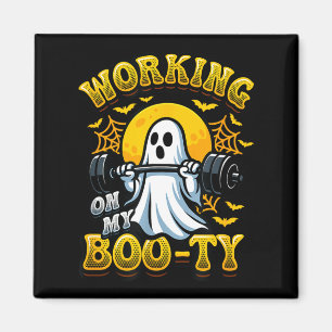 Imã Treino engraçado de Halloween academia fantasma ha