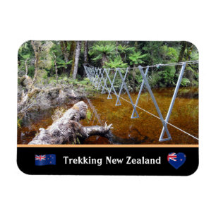 Ímã Trekking & Wire Bridges - Wilderness/ Nova Zelândi