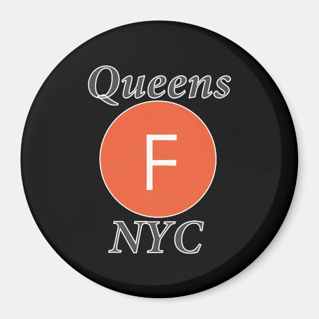 Imã Trem F Queens NYC (Frente)