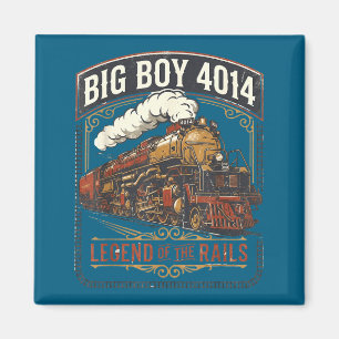 Imã Trem locomotiva a vapor Big boy 4014 vintage