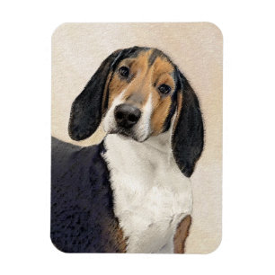 Ímã Tremendo a pintura de Walker Coonhound - Arte Orig
