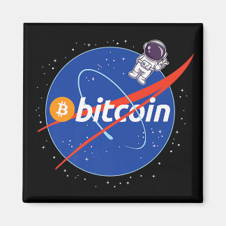 Imã Trendy Bitmoney Astronaut Space Crypto