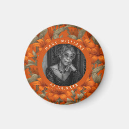 Imã Trendy Custom Lilies Themed Beach Party