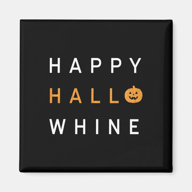 Imã Trendy Halloween Happy Hello Whine (Frente)