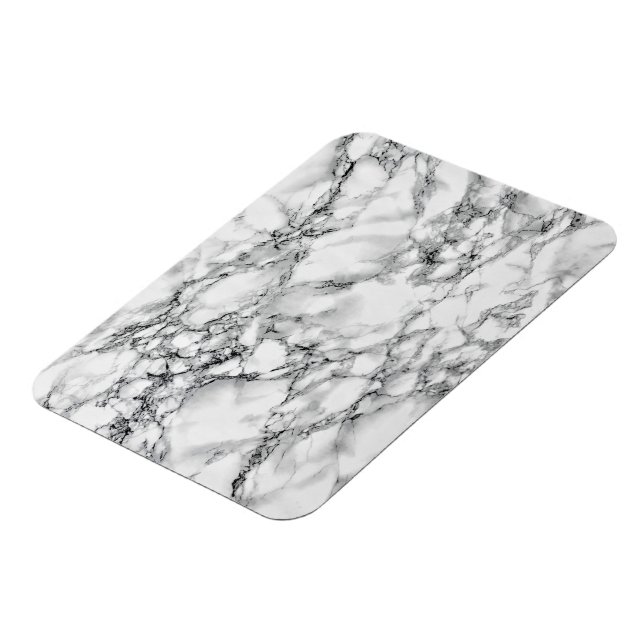 Ímã Trendy White Marble Stone (Left Side)