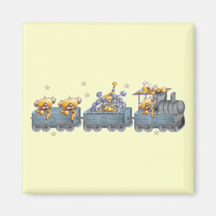 Imã Trens & ursos de ursinho