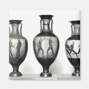 Imã Três amphorae de Panathenaic