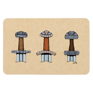 Ímã Três Espadas de Viking Hilts
