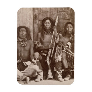 Ímã Três indiano Braves, fotografado pelo inglês rea