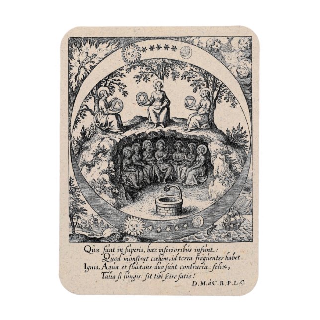 Ímã Três Irmãs da Alquimia (Vertical)