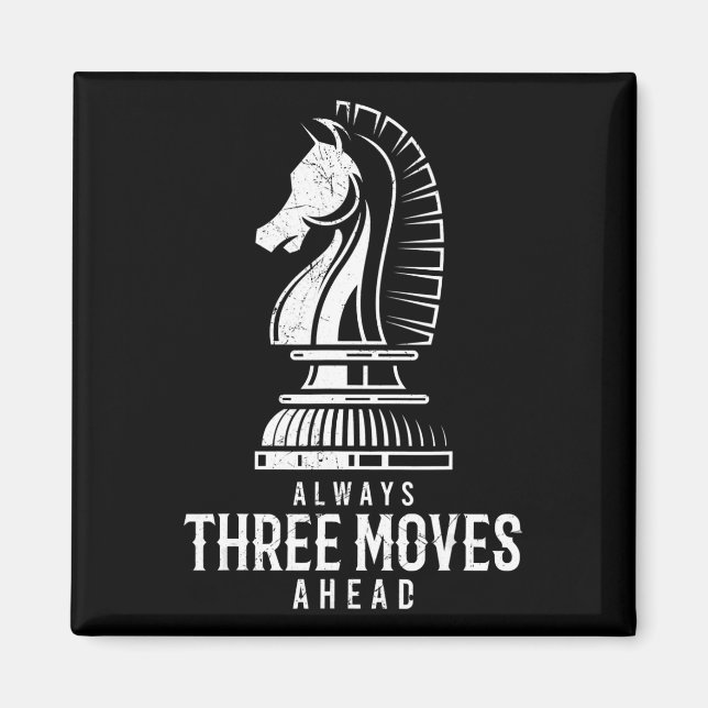 Imã Três Movimentos À Frente Eu Chess Matt Game Chess  (Frente)