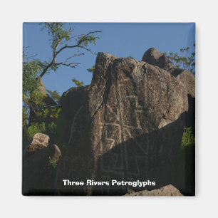 Imã Três Petroglyphs dos rios