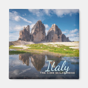 Imã Três Picos de Lavaredo/Drei Zinnen montanha Dolomi