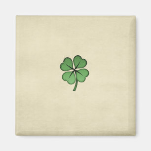 Imã Trevo da Sorte Irlandês Elegante