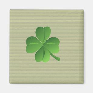 Imã Trevo da Sorte Irlandês Elegante e Tendencial