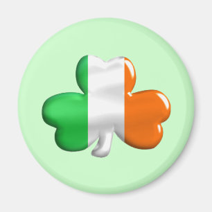 Imã Trevo irlandês da bandeira