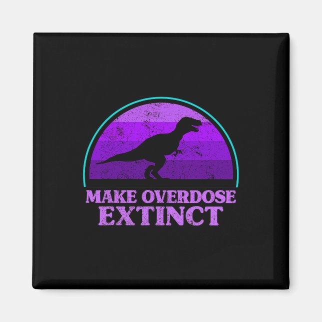 Imã Trex Dinossauro Roxo Fazer Sobredosagem Extinguir  (Frente)