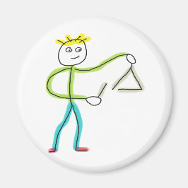 Imã Triangle Playing Stickman