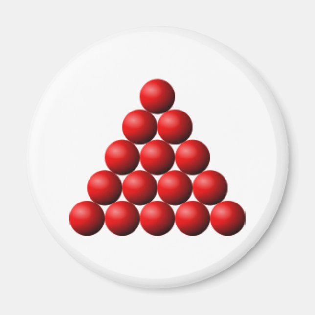 Imã Triângulo Snooker (Frente)