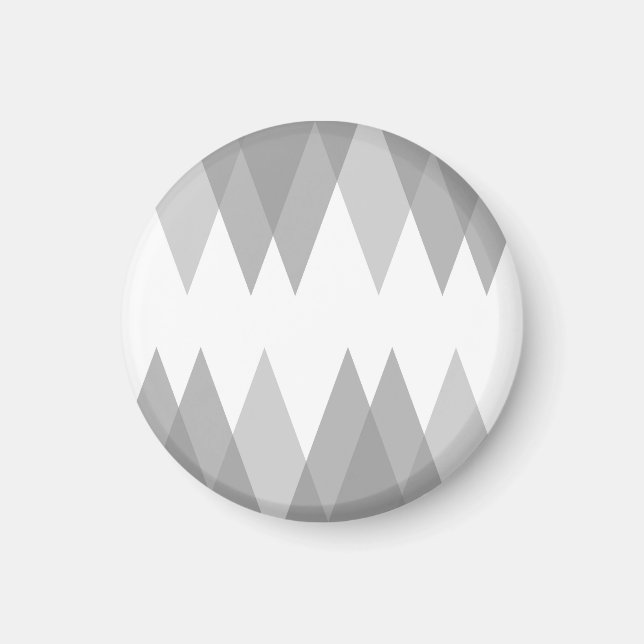 Imã triângulos de cinza (Frente)