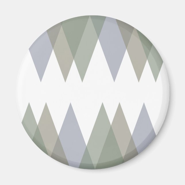 Imã Triângulos Khaki (Frente)