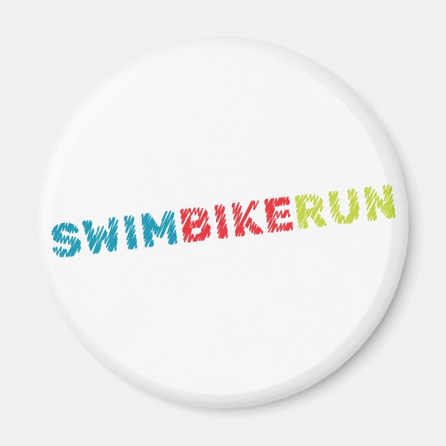 Imã Triathlon design (Frente)