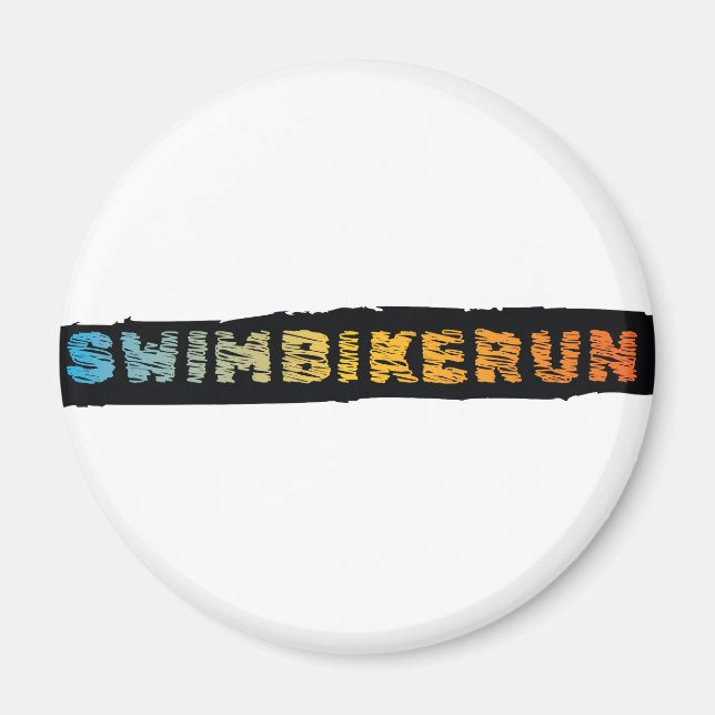 Imã Triathlon design (Frente)