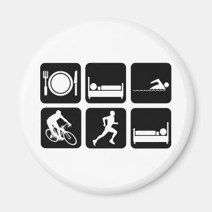 Imã Triathlon engraçado