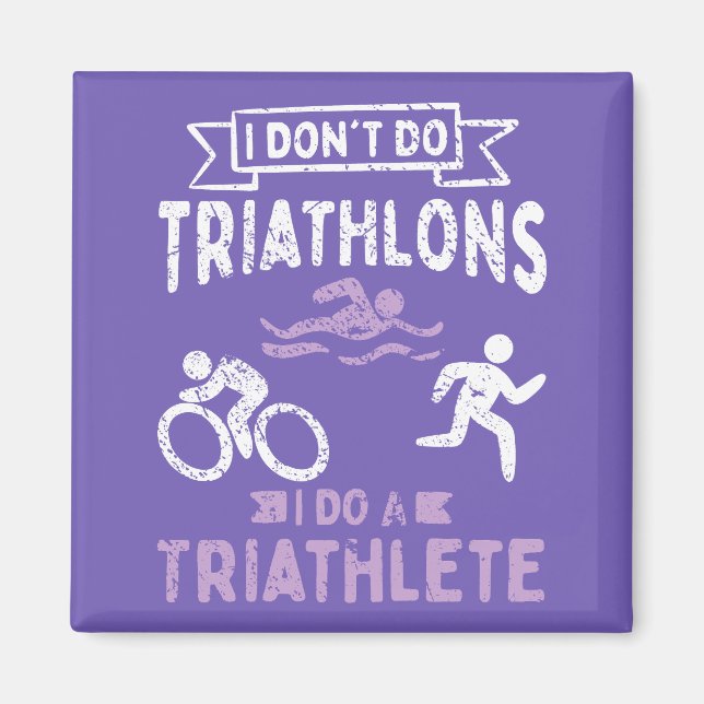 Imã Triathlon Funny (Frente)