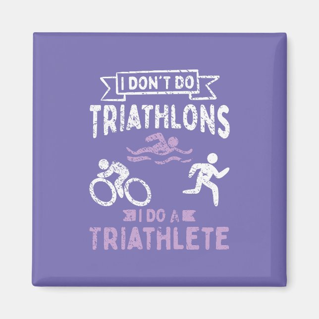 Imã Triathlon Funny (Frente)