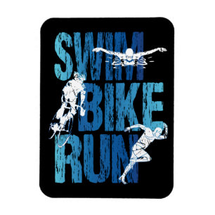 Ímã Triathlon - Natação Bike Run