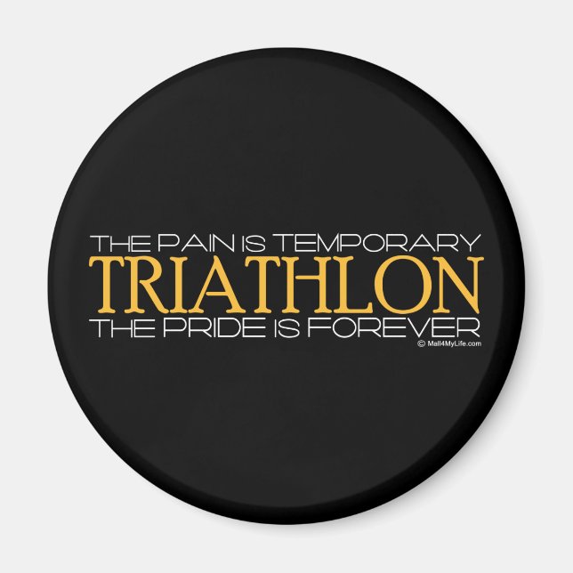Imã Triathlon - O Orgulho é para sempre (Frente)