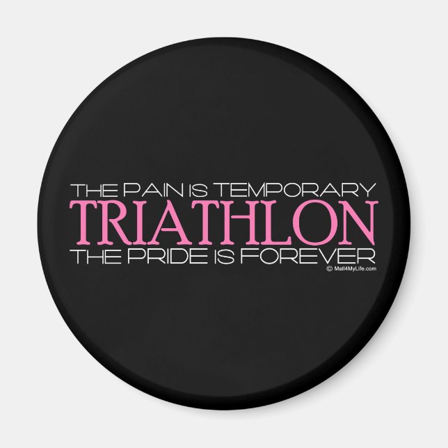 Imã Triathlon - O Orgulho é para sempre (Frente)