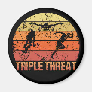 Imã Triathlon Triple Threat Vintage