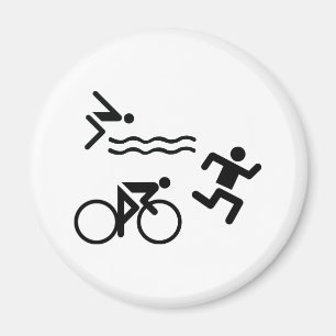 Imã Triatholon - ciclismo de funcionamento da nataçã
