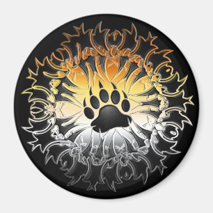 Imã Tribal Bear Pride Paw
