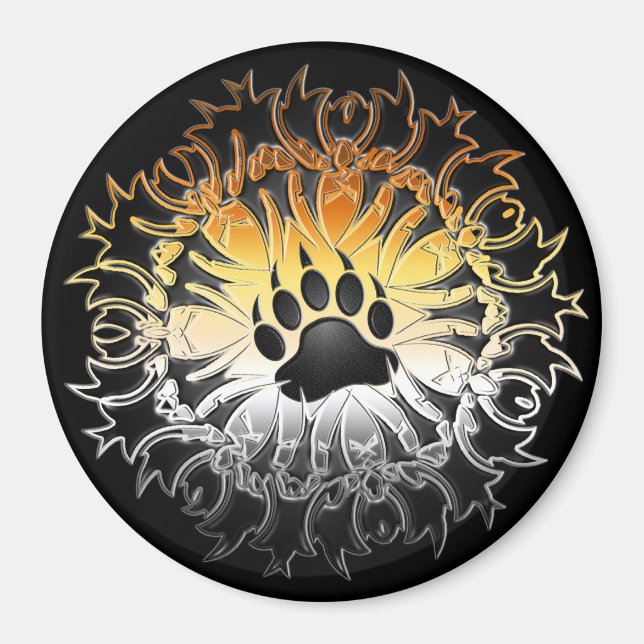 Imã Tribal Bear Pride Paw (Frente)