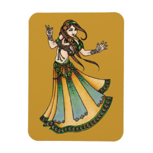 Ímã Tribal Belly Dancer