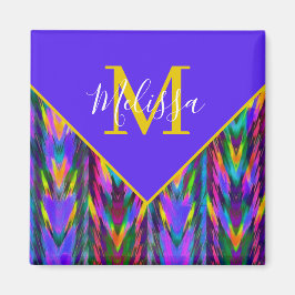 Imã Tribal brilhante em forma de chevron personalizado
