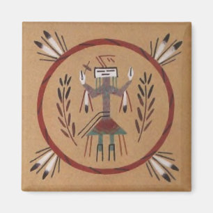 Imã Tribal Nativa Americana de Pintura