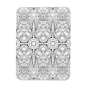 Ímã Tribal Zendoodle Design